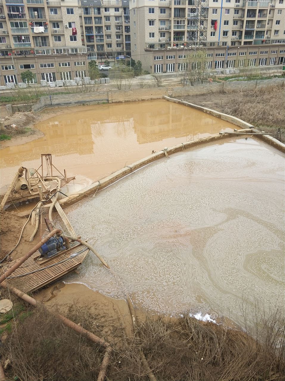 九原沉淀池淤泥清理-厂区废水池淤泥清淤