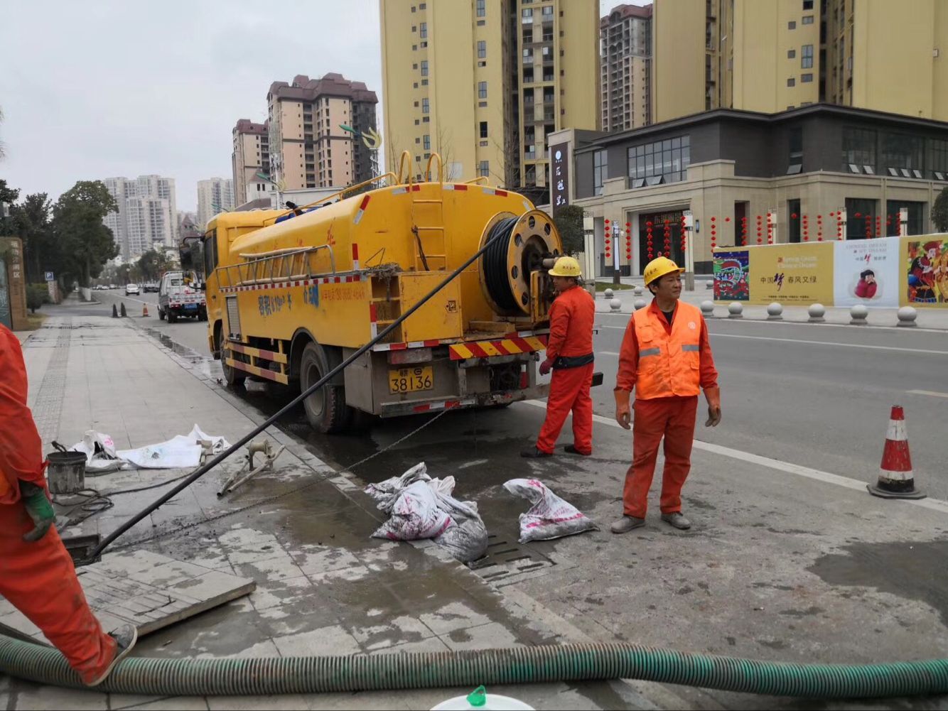 九原排污管道清淤-管道清洗